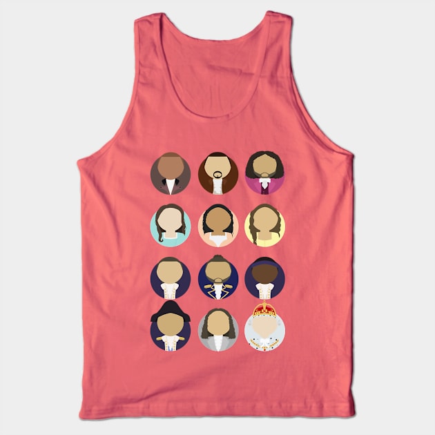 Hamilton Busts Tank Top by RoyalGlass